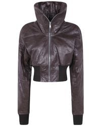 Rick Owens - Zip-Up Cropped Jacket - Lyst