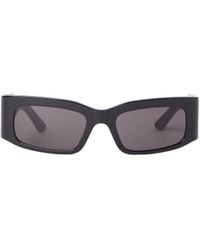 Balenciaga - Eyewear Rectangle Frame Sunglasses - Lyst