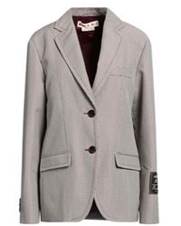Marni - A Checkered Suit Jacket - Lyst