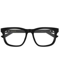 Gucci - Rectangle Eyeglasses - Lyst