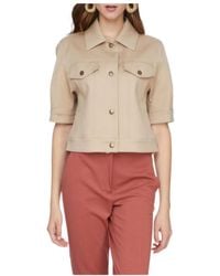 Max Mara - Short-Sleeved Shirt Casual Jacket - Lyst