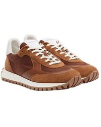Gianvito Rossi - Leather And Suede Sneakers - Lyst