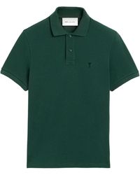 Ami Paris - Short-Sleeved Polo Shirt - Lyst
