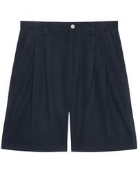 Givenchy - Cotton Pleated Shorts - Lyst