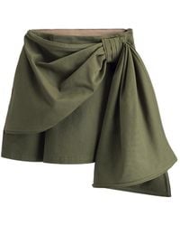 Dior - Draped Miniskirt - Lyst