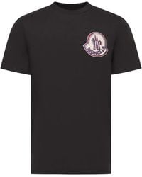 Moncler - Logo Printed Crewneck T-Shirt - Lyst