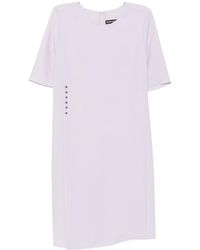 Emporio Armani - Stud-Embellished Mini Dress - Lyst