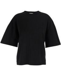 Agolde - Ellery Lace-Up Back T-Shirt - Lyst