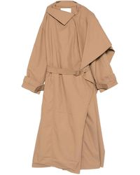 Entire studios - Belted Oversized Coat - Lyst