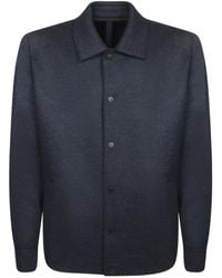 Harris Wharf London - Herringbone Overcoat - Lyst