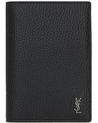 Saint Laurent - Tiny Cassandre Passport Case - Lyst