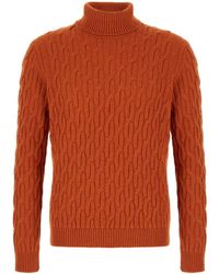Zanone - Long-Sleeved Turtleneck Sweater - Lyst