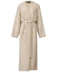 Fabiana Filippi - Donegal Belted Flecked Cardigan - Lyst