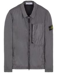 Stone Island - Compass-Patch Zip-Up Jacket - Lyst