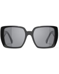 CHANEL - Full Frame Sunglasses - Lyst