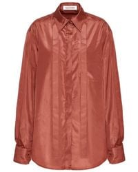 Valentino - Long-Sleeve Button-Fastening Shirt - Lyst