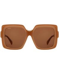Max Mara - Square Frame Sunglasses - Lyst