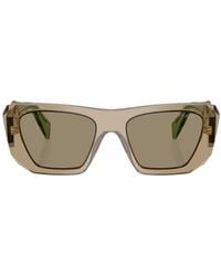 Prada - Eyewear Rectangular Frame Sunglasses - Lyst