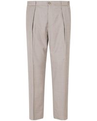 Briglia 1949 - Button-Detail Casual Trousers - Lyst