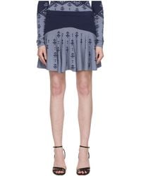 Conner Ives - Flared Mini Skirt - Lyst