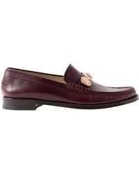 Gabriela Hearst - Melchora Embellished Leather Loafers - Lyst