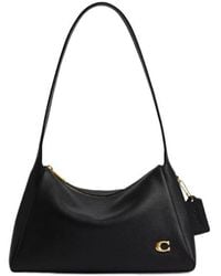 COACH - Lola Logo Plaque Shoulder Bag - Lyst