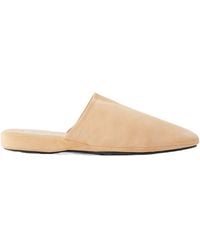 Calvin Klein - Suede Slippers - Lyst