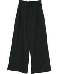 Dries Van Noten - Elastic Waist Wide-Leg Pants - Lyst
