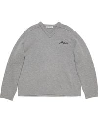 Acne Studios - V-Neck Jumper - Lyst