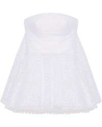 Givenchy - Bustier Cape Back Dress - Lyst