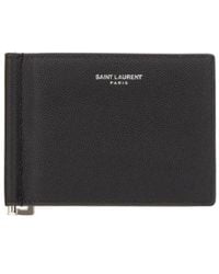 Saint Laurent - Bill Clip Wallet - Lyst
