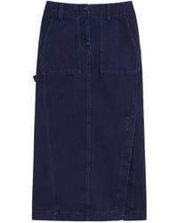 Weekend by Maxmara - Denim Skirt With Belt Loops - Lyst