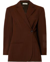 Rohe - Dual Tone Piqué Overlap Suit Jacket - Lyst