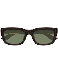 Bottega Veneta - Eyewear Rectangle Frame Sunglasses - Lyst