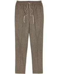 Rick Owens - Slim-Leg Wool Sweatpants - Lyst