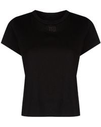 Alexander Wang - Logo Printed Crewneck T-Shirt - Lyst