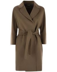 Max Mara - Collared Long-Sleeved Coat - Lyst