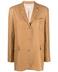 Loulou de Saison - Single-Breasted Long-Sleeved Blazer - Lyst