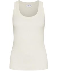 Marella - Rib-Knit Viscose Vest Top - Lyst