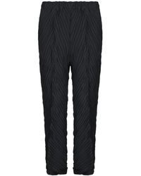 Issey Miyake - Elastic Waist Casual Pants - Lyst