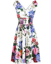 Dolce & Gabbana - Short Dresses - Lyst