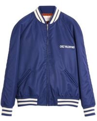 Valentino - Logo Printed Zip-Up Jacket - Lyst