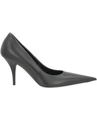 Balenciaga - Minimalist Leather Stiletto Heels - Lyst