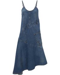 JW Anderson - Jw Anderson Twisted Denim Dress - Lyst