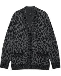 Anine Bing - Pattern Button-Up Cardigan - Lyst