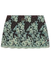 Valentino - Lace Midi Skirt - Lyst