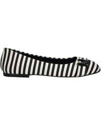 MSGM - Striped Flats - Lyst