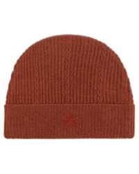 Etro - Logo Embroidered Knitted Beanie - Lyst