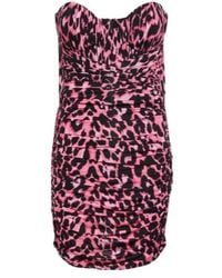 Alex Perry - Axton Leopard-Print Minidress - Lyst