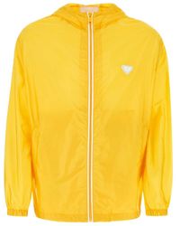 Prada - Hooded Zip-Front Jacket - Lyst